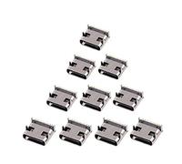 QMseller Conector USB PCB Tipo-C 3.1 16Pin hembra Jack de carga rápida Socket 10pcs