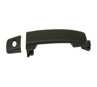 QMTVFSRH Cubierta De Manija Puerta Exterior Para Frontier Para Navara Para D40 2006-2014 Pathfinder R51 Cubierta Exterior De Manija Puerta Cromada Y Negra(Front Left)