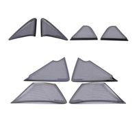 QMTVFSRH para Mazda CX30 2019-2023 Decoración Altavoz Audio para Puerta Kit reparación Interior(8pcs Black)