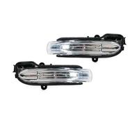 QMTVFSRH Retrovisor Luces Giro Luz De Posición Delantera Del Coche Lateral Espejo Retrovisor Giro Para B&ENZ W203 4 Puertas 2004 2005 2006 2007(Left and Right)