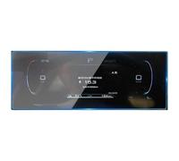 QMTVFSRH Virtual Cockpit Protector Pantalla para BYD E2 2023 2024 12.8" Protector Pantalla Navegación para Consola Central Coche Película Antiarañazos para Tablero(Instrument Film 8.8")