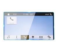 QMTVFSRH Virtual Cockpit Protector Pantalla Para Mondeo 2013 2014 2015 2017 2018 8" Protector Pantalla Navegación Película Protectora Vidrio Templado(Navigation Film 8" (Height 105mm))