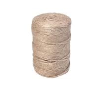 QMVDOJR 100 m de Cuerda de Yute de 1-3 mm for Manualidades, Bricolaje, Estilo Vintage, Cordel, Hilo, Costura, Fiestas, Bodas y decoración del hogar.
