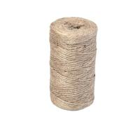 QMVDOJR 100 m de Cuerda de Yute de 1-3 mm for Manualidades, Bricolaje, Estilo Vintage, Cordel, Hilo, Costura, Fiestas, Bodas y decoración del hogar.