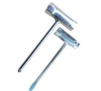 QMVDOJR Llave de acero inoxidable de 2 uds. De 13mm y 19mm for maquinaria de jardín, motosierras de gasolina y desbrozadoras