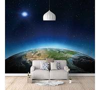 QMWZZV Murales de Pared Papel Pintado Efecto 3D Cielo Estrellado Del Universo Azul Lona Autoadhesiva Papel de Pared Para Cocina Dormitorio Salón Niños y Niñas Art Decorativos Mural de La Pared 250 x 1
