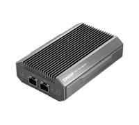 QNAP QNA-UC10G2SF Adaptador de Red Ethernet 10 GbE USB Tipo C con 2 Puertos SFP+, Negro - para PC, NAS, Windows, Mac