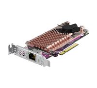 QNAP 2XPCIE2280 M.2SSD SL PCIEGEN3X8 1X AQC113C 10GBE NBASE-T Puerto