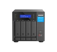 QNAP TVS-H474 NAS Torre Intel® Pentium® G7400 8 GB DDR4 0 TB QuTS hero Negro