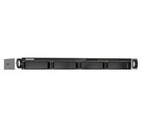 QNAP NAS de montaje en rack TS-435XeU-4G de 4 bahías 2,5 GbE/10GbE, almacenamiento en caché SSD M.2 NVMe, sin HD