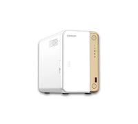 QNAP TS-262 NAS Torre Intel® Celeron® N4505 4 GB 0 TB QNAP QTS Oro, Blanco
