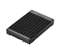 QNAP QDA-UMP4 caja para disco duro externo Caja externa para unidad de estado sólido (SSD) Negro 2.5'