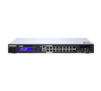 QNAP QGD-1600P Gestionado Gigabit Ethernet (10/100/1000) Negro, Gris Energía sobre Ethernet (PoE)