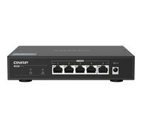 Qnap QSW-1105-5T Switch No Gestionado 5 Puertos Gigabit Ethernet Negro