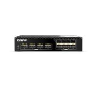 QNAP QSW-2104-2T-A - Interruptor - Managed - 4 x 100 Gigabit QSFP28 + 8 x 25