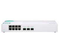 QNAP QSW-308S - Interruptor - No Administrado - 3 x 10 Gigabit SFP 8x