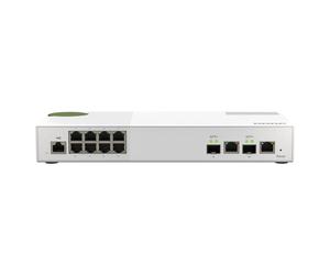 QNAP QSW-M2108-2C Switch Gestionable por Web de Capa 2 de 10GbE y 2,5GbE