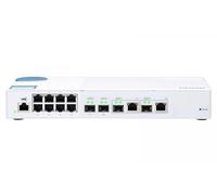 QNAP QSW-M408-2C Switch Gestionado 8 Puertos Gigabit + 2 Combinados 10GbE SFP+/RJ45 + 2X 10GbE SFP+