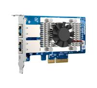 QNAP Tarjeta de red QXG-10G2T 10GbE 2 puertos Base-T PCIe Gen3 x4 perfil bajo Aquantia AQC107