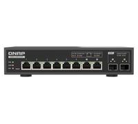 QNAP Switch de red Lite-Managed de 8 puertos Multi-Gig 10GbE (QSW-L3208-2C6T-US) - 6× 10/5/2.5/1G RJ-45, 2× SFP+/RJ-45 Combo