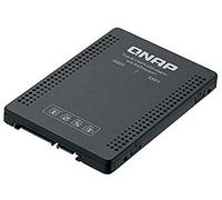 Qnap Systems 6.35 cm 2.5 Inch SATA to Dual M.2 2280 SATA Drive Adapter Hardware Raid 0/1 JBOD Individual Disk Modes, QDA-A2MAR