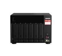 QNAP TS-673A NAS Torre Ryzen Embedded V1500B 8 GB DDR4 0 TB QNAP Turbo System Negro