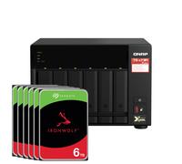 QNAP Systems TS-673A-8G NAS de 6 bahías [0/6 HDD/SSD, 2x 2.5 Gigabit Ethernet, 3x USB-A, 1x USB-C, 8GB RAM]