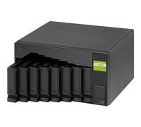 QNAP TL-D800C caja para disco duro externo Carcasa de disco duro/SSD Negro, Gris 2.5/3.5"