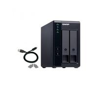 QNAP TR-002 caja para disco duro externo Carcasa de disco duro/SSD Negro 2.5/3.5"