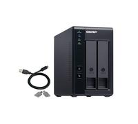 QNAP TR-002 caja para disco duro externo Carcasa de disco duro/SSD Negro 2.5/3.5"