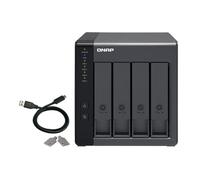 QNAP TR-004 caja para disco duro externo Carcasa de disco duro/SSD Negro 2.5/3.5"