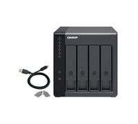 QNAP TR-004 caja para disco duro externo Carcasa de disco duro/SSD Negro 2.5/3.5"