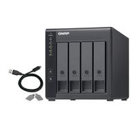 QNAP TR-004 caja para disco duro externo Carcasa de disco duro/SSD Negro 2.5/3.5"