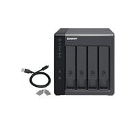 QNAP TR-004 caja para disco duro externo Carcasa de disco duro/SSD Negro 2.5/3.5"