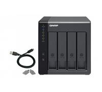 QNAP TR-004 unidad de disco multiple Negro