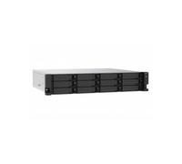 QNAP TS-1273AU-RP-8G servidor de almacenamiento NAS Bastidor (2U) Ryzen Embedded V1500B 8 GB DDR4 0 TB QNAP QTS Aluminio, Negro