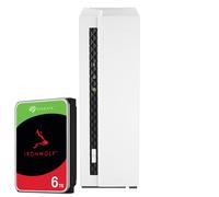 QNAP TS-133 6TB Seagate IronWolf NAS bundle NAS incl. 1x disco duro Seagate IronWolf de 3,5 pulgadas SATA de 6 TB