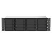 QNAP TS-1673AU-RP-16G servidor de almacenamiento NAS Bastidor (3U) Ryzen Embedded V1500B 16 GB DDR4 0 TB QNAP QTS Negro, Gris