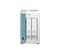 Qnap TS-231P3-2G - Pack de 2 bahías de 16 TB con 2 x 8TB WD Red Plus
