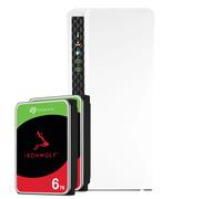 QNAP TS-233 NAS de 2 bahías [0/2 HDD/SSD, 1x Gigabit LAN, 2 GB RAM]