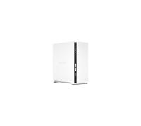 QNAP TS-233-US NAS de escritorio asequible de 2 bahas con procesador ARM Cortex-A55 de cuatro ncleos y 2 GB de RAM DDR4 (sin disco)