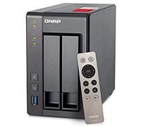 QNAP TS-251+ - Dispositivo de Almacenamiento en Red NAS (Intel Celeron, 8 GB RAM, 2 x USB 3.0, SATA II/III, Gigabit), Negro