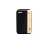 QNAP TS-264 NAS Torre Intel® Celeron® N5095 8 GB 0 TB QNAP QTS Negro, Oro
