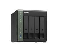 QNAP TS-431KX-2G WD60EFAX - Servidor NAS (4 bahías, 24 TB, 4 bahías rojas de 6 TB)