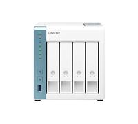 QNAP TS-431P3-2G 16TB 4 Bay Solución NAS de Escritorio | Instalado con 4 x 4TB Seagate IronWolf Drives