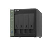 QNAP TS-431X3-4G 8TB 4 Bay Solución NAS de Escritorio | Instalado con 4 x 2TB Seagate IronWolf Drives