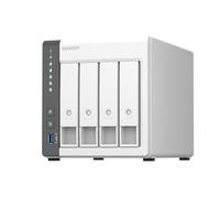 Qnap TS-433-4G ARM 4-Core Cortex-A55 - Procesador de 2,0 GHz, 4 GB integrado (no ampliable), paquete con 4 discos duros de 2 TB