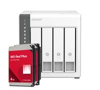 QNAP TS-433-4G NAS de 4 bahías [0/4 HDD/SSD, 1x 2,5GbE + 1x GbE LAN, 4GB RAM]