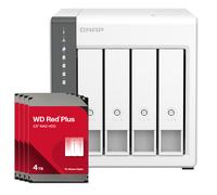 QNAP TS-433-4G NAS de 4 bahías [0/4 HDD/SSD, 1x 2,5GbE + 1x GbE LAN, 4GB RAM]