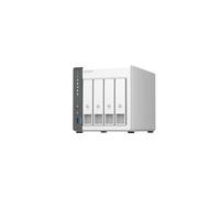 QNAP TS-433-4G-US NAS de 4 bahías con procesador de Cuatro núcleos, Memoria RAM DDR4 de 4 GB y Red de 2.5GbE (sin Disco)